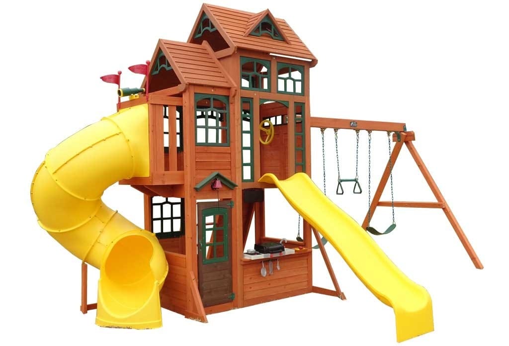 Aire de jeux en bois canyon ridge de kid