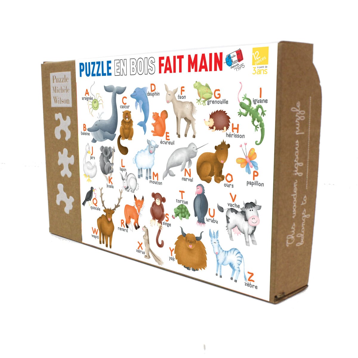 Puzzle - l'alphabet des animaux