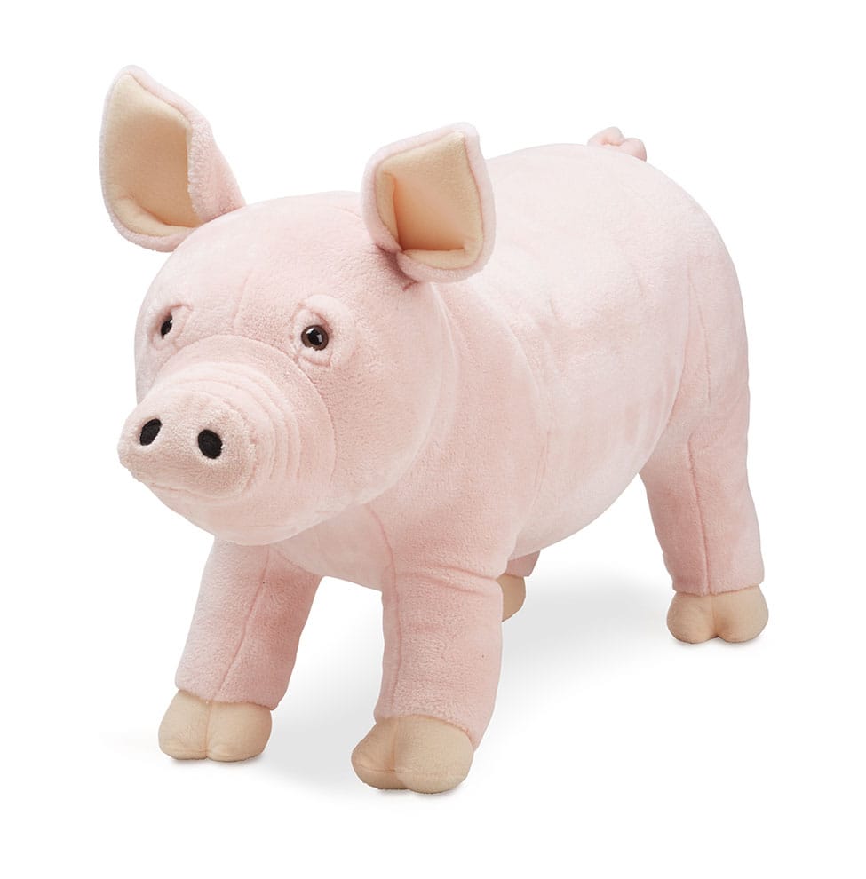 Peluche géante cochon