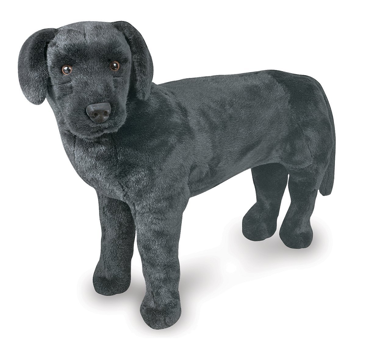 Peluche géante labrador noir