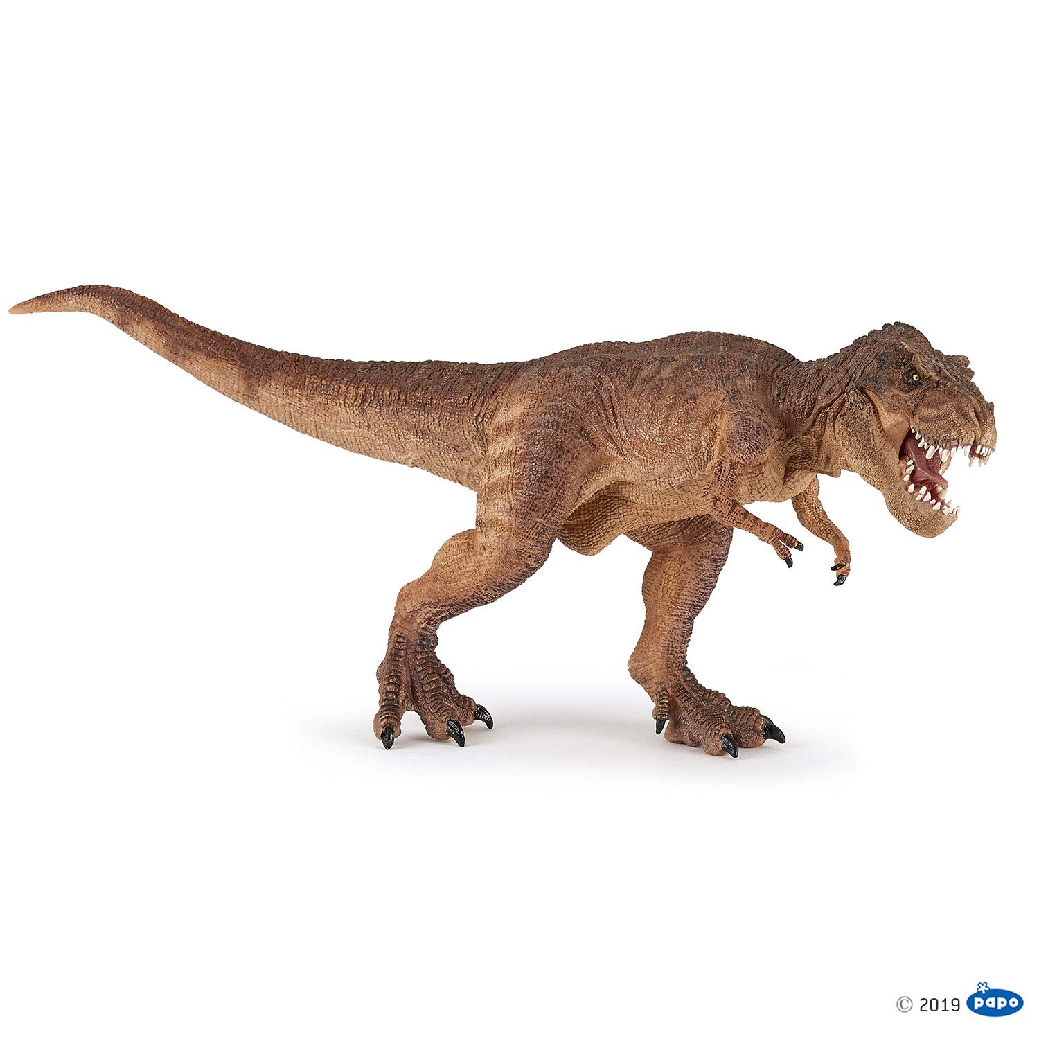 Figurine t-rex courant marron