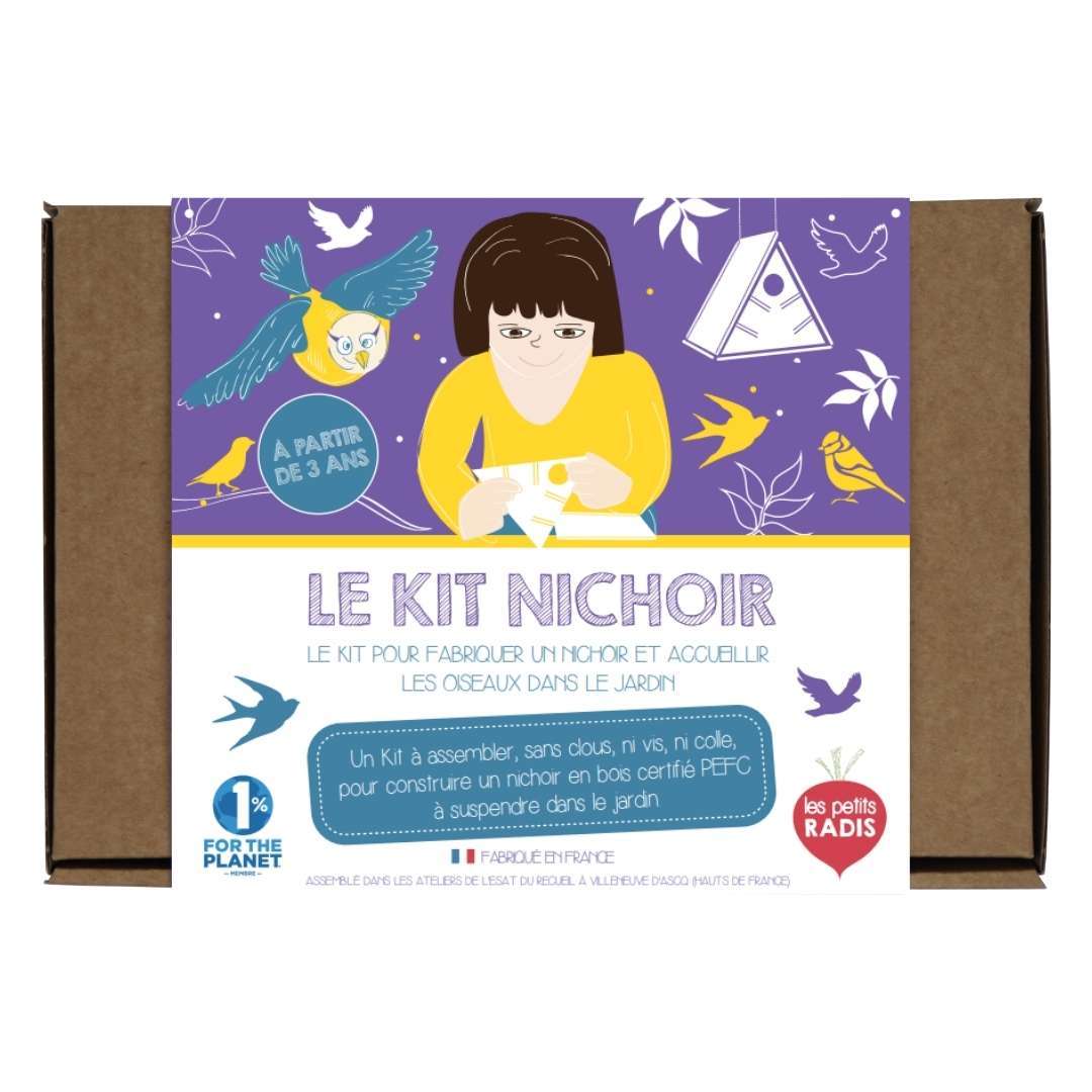 Kit pour fabriquer un nichoir à oiseaux