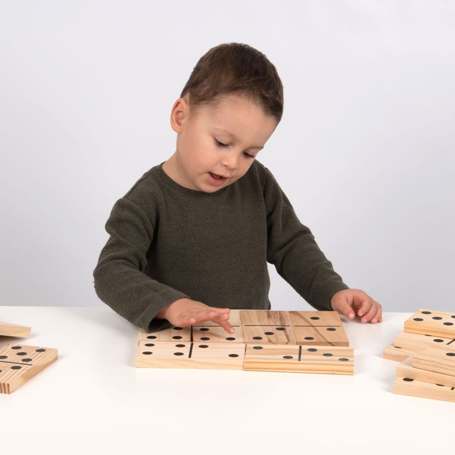 Dominos en bois géant