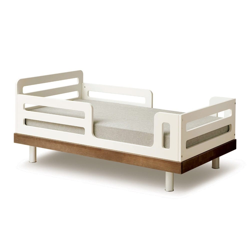 Lit enfant design classic - noyer 140x70