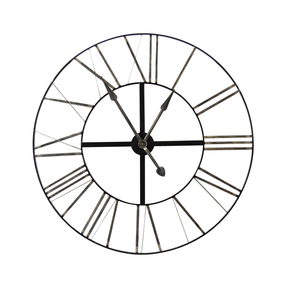 Grande horloge ancienne fer forgé 90cm -