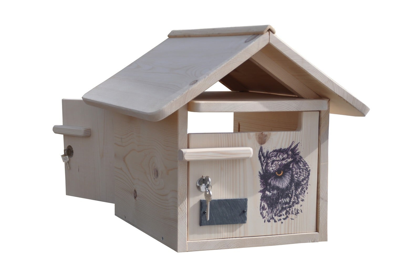 Boite aux lettres hibou double