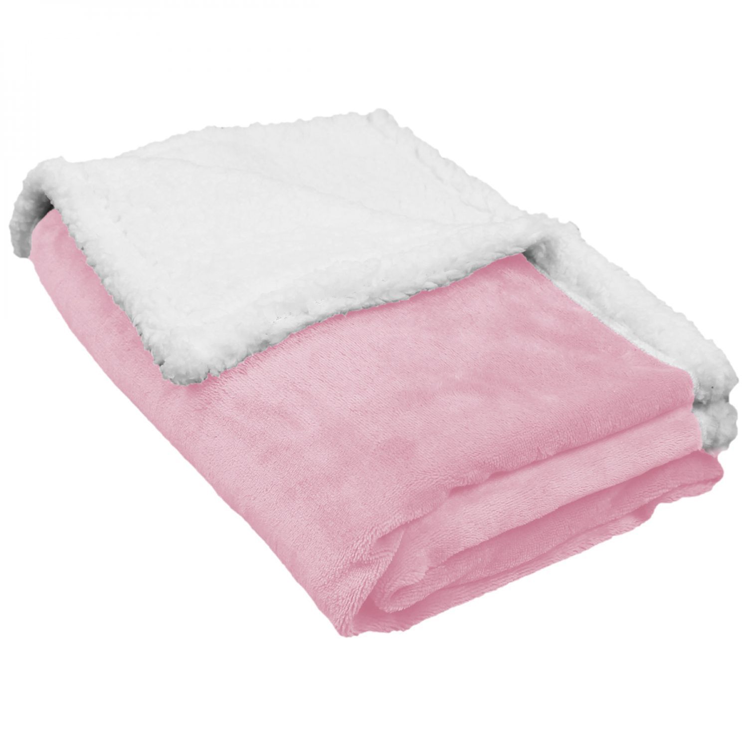 Plaid polaire enfant 75x100 cm - rose