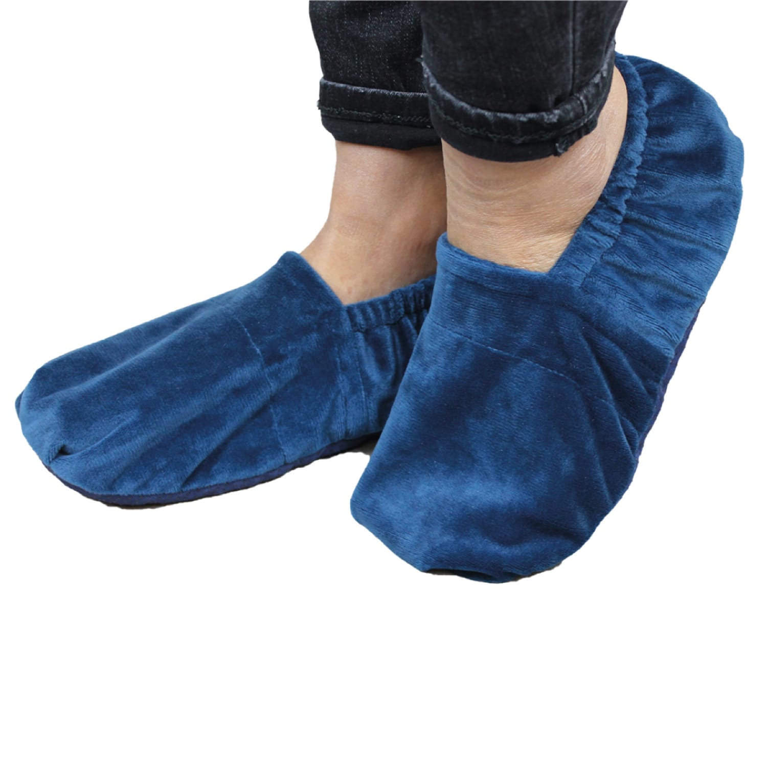 Chaussons chauffants t 36 au 43 - bleu