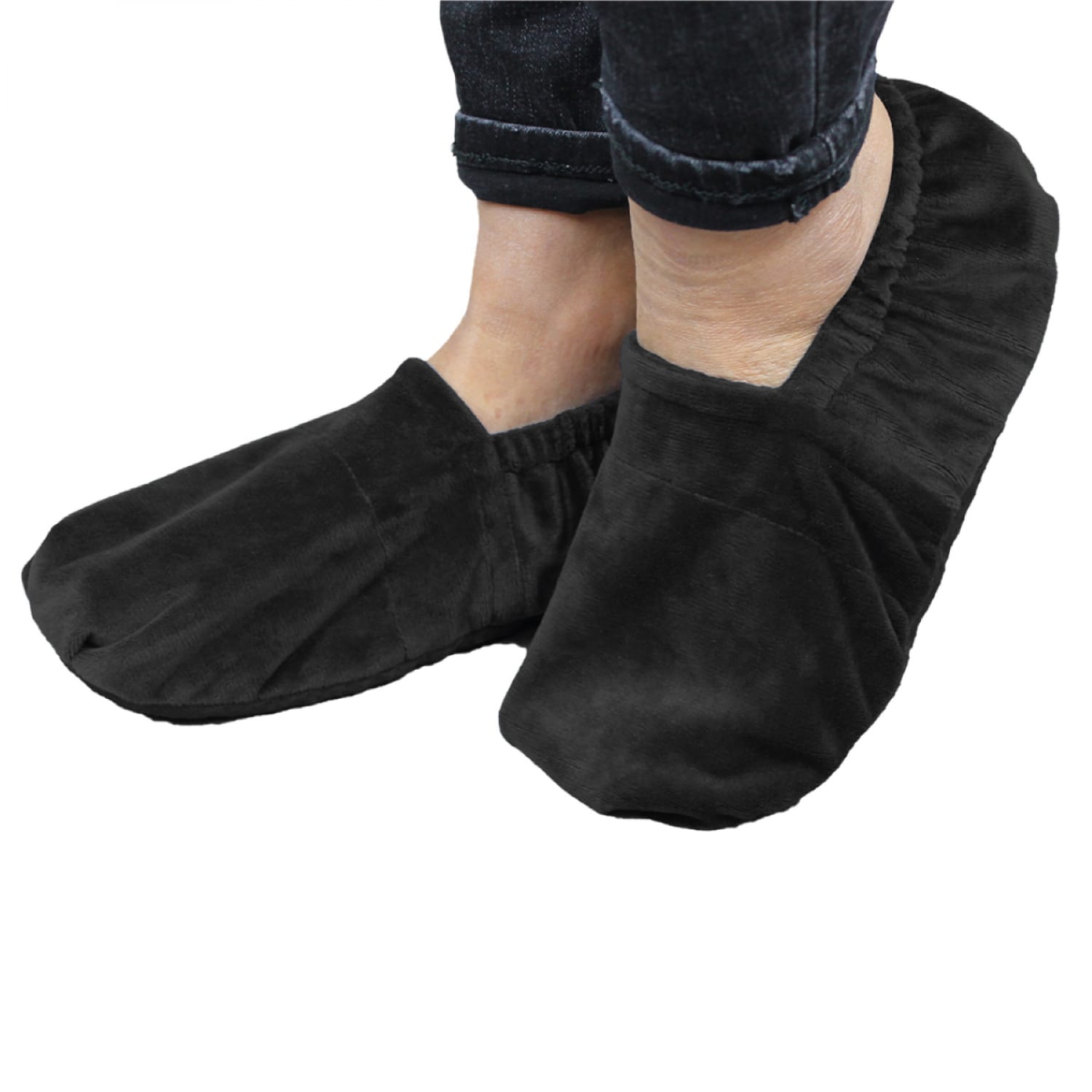 Chaussons chauffants t 36 au 43 - noir