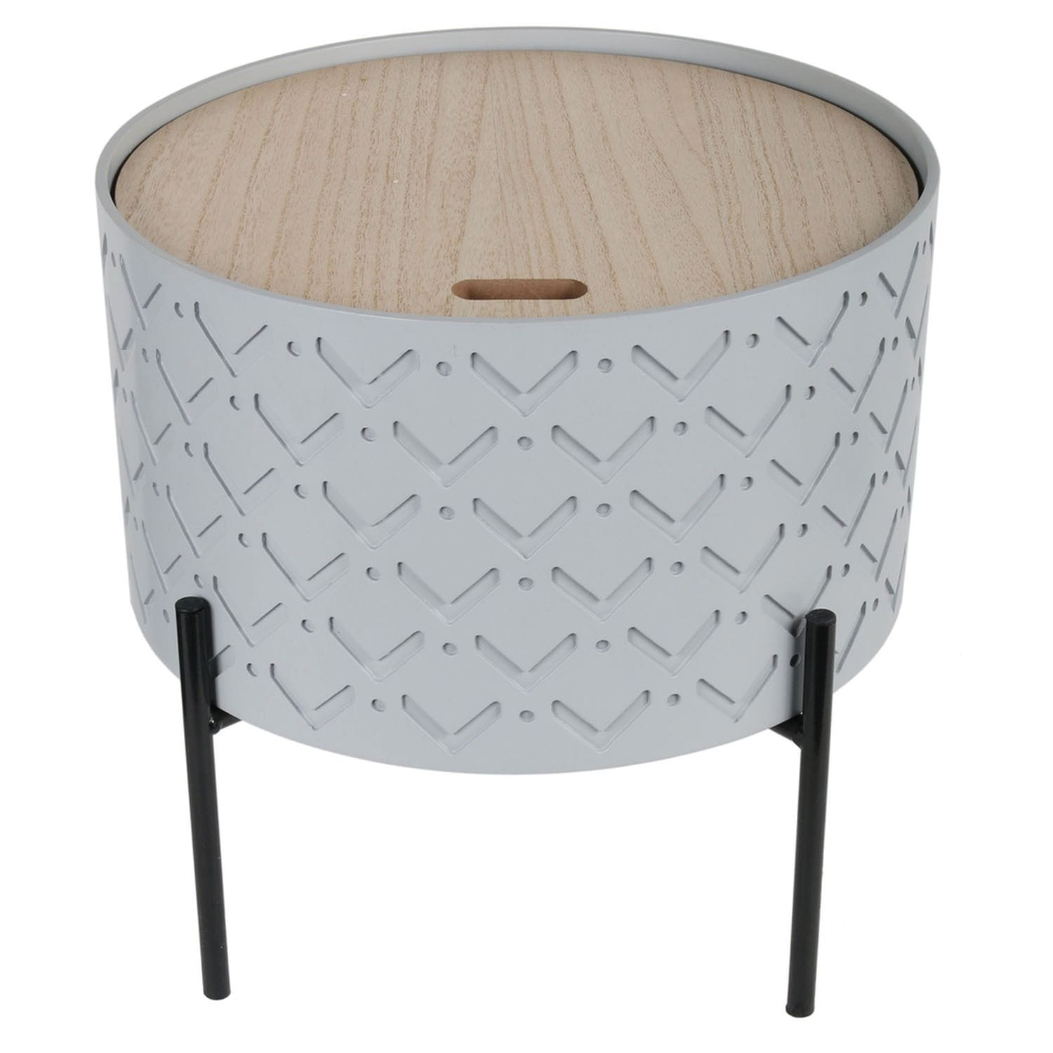 Table d'appoint avec coffre scandi