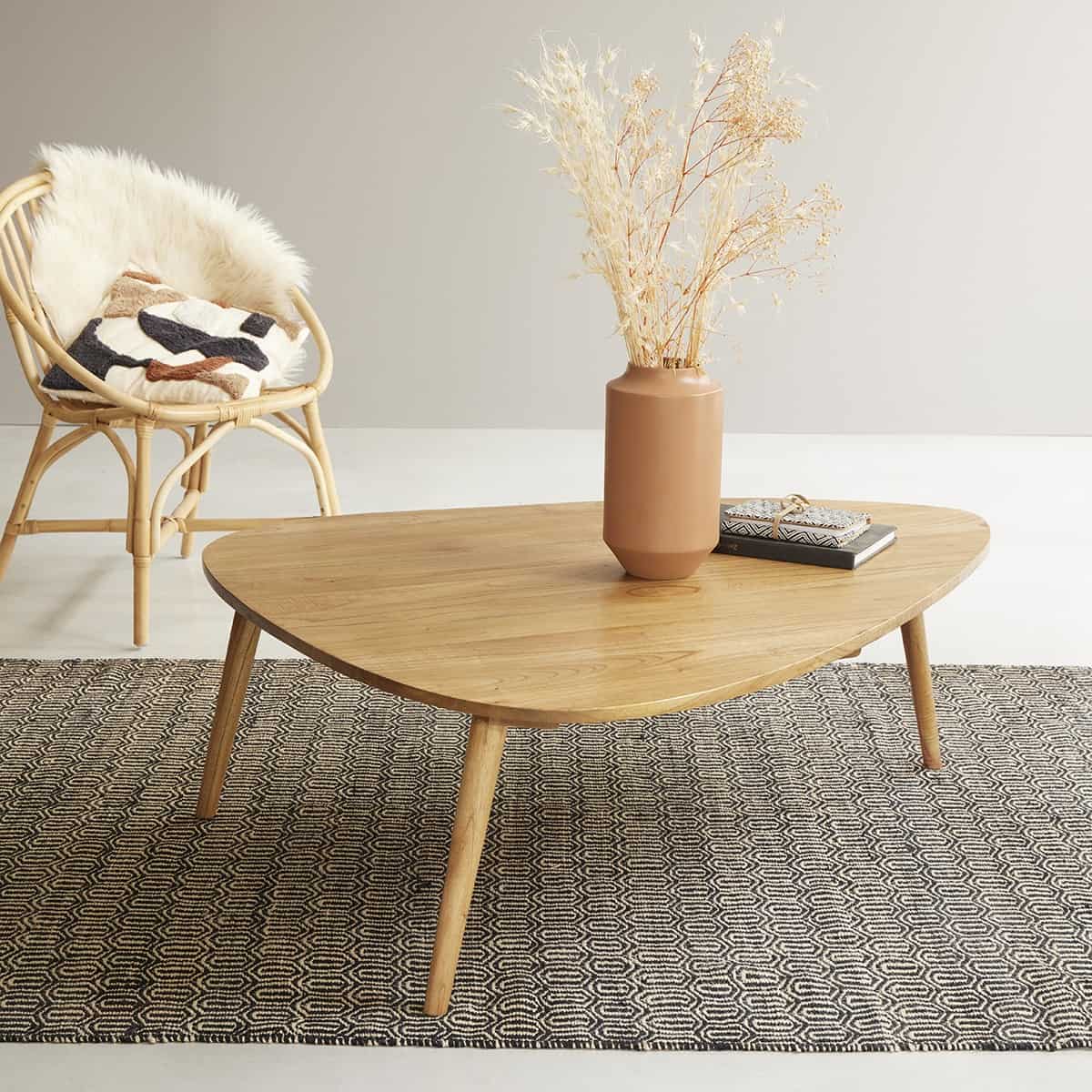 Table basse en bois de mindy