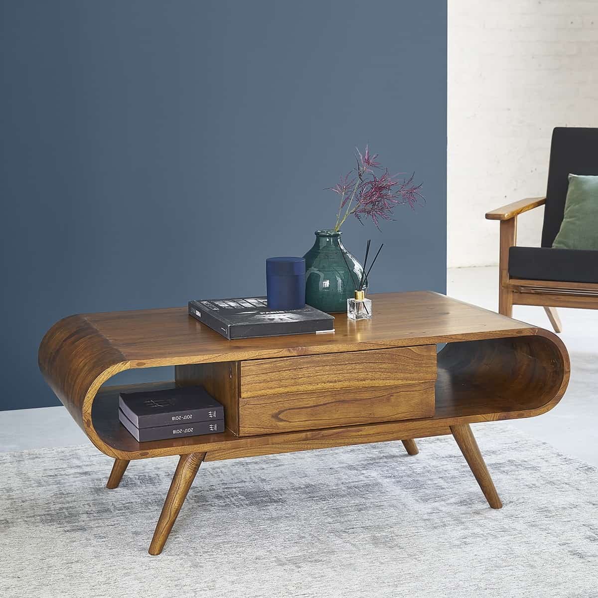 Table basse en bois de mindy