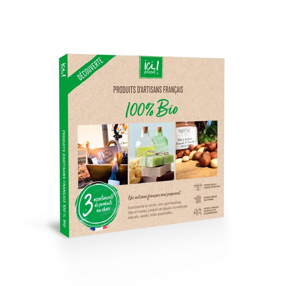 Coffret cadeau bio, 3 box au choix