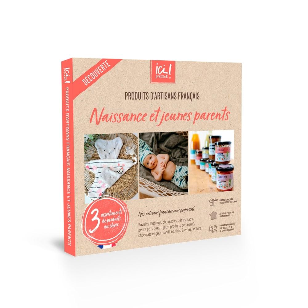 Coffret cadeau naissance, 3 box au choix