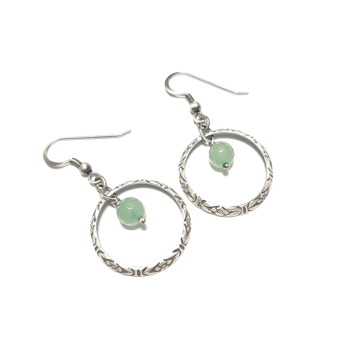 Boucles d'oreilles terena aventurine