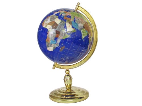 Globe terrestre Magellan bleu lapis