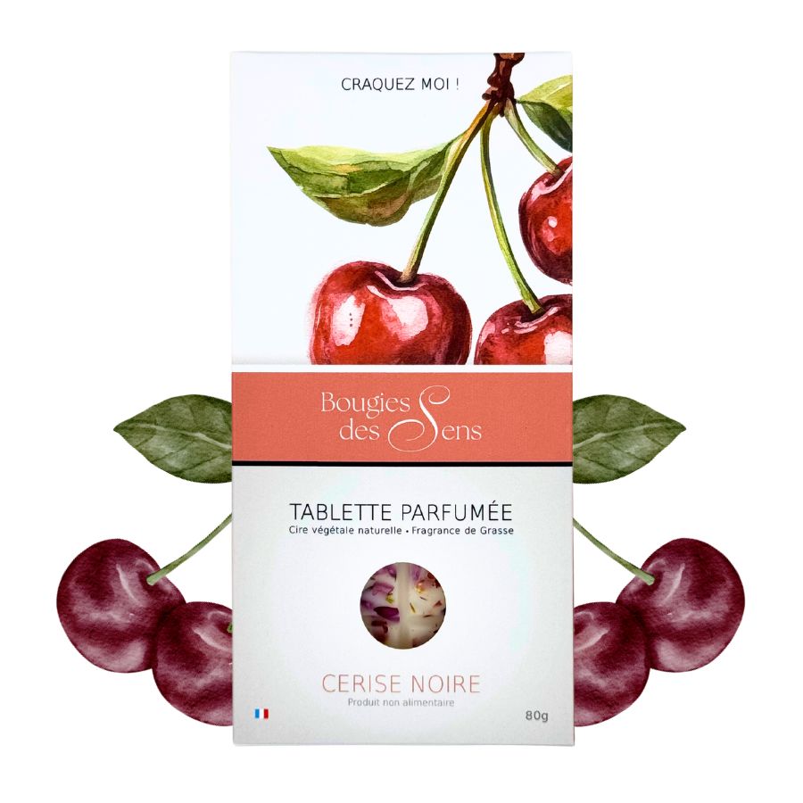 Tablette parfumée cerise noire