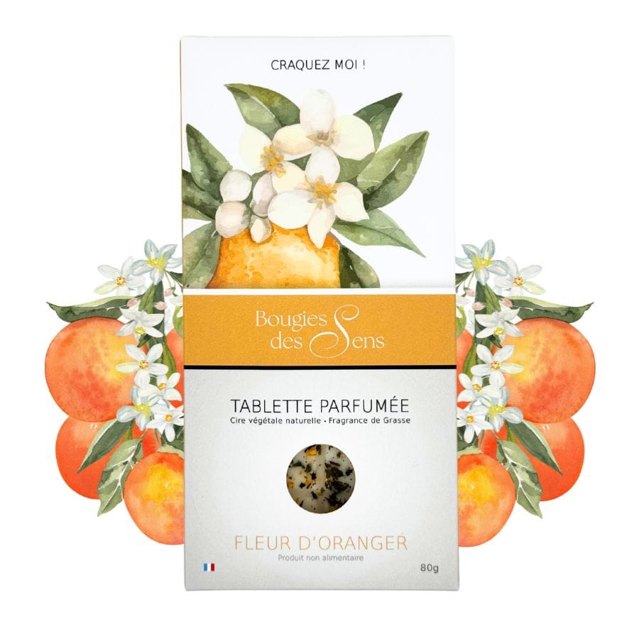 Tablette parfumée fleur d'oranger