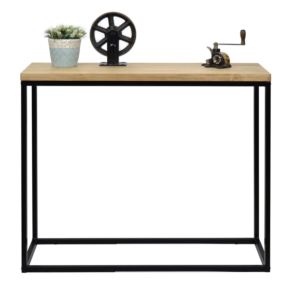 Table console icub 35x120x82 -  30 noir