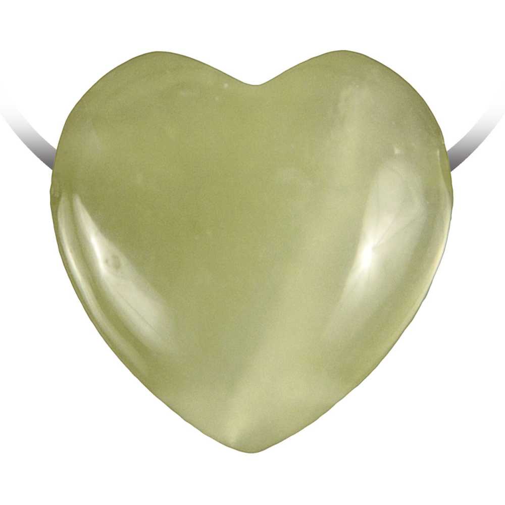 Pendentif coeur jade chine