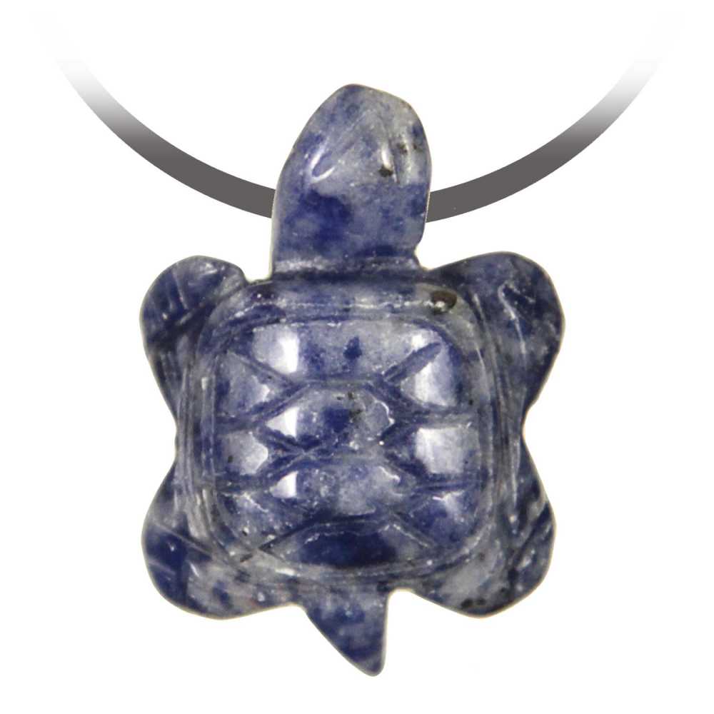 Pendentif tortue sodalite