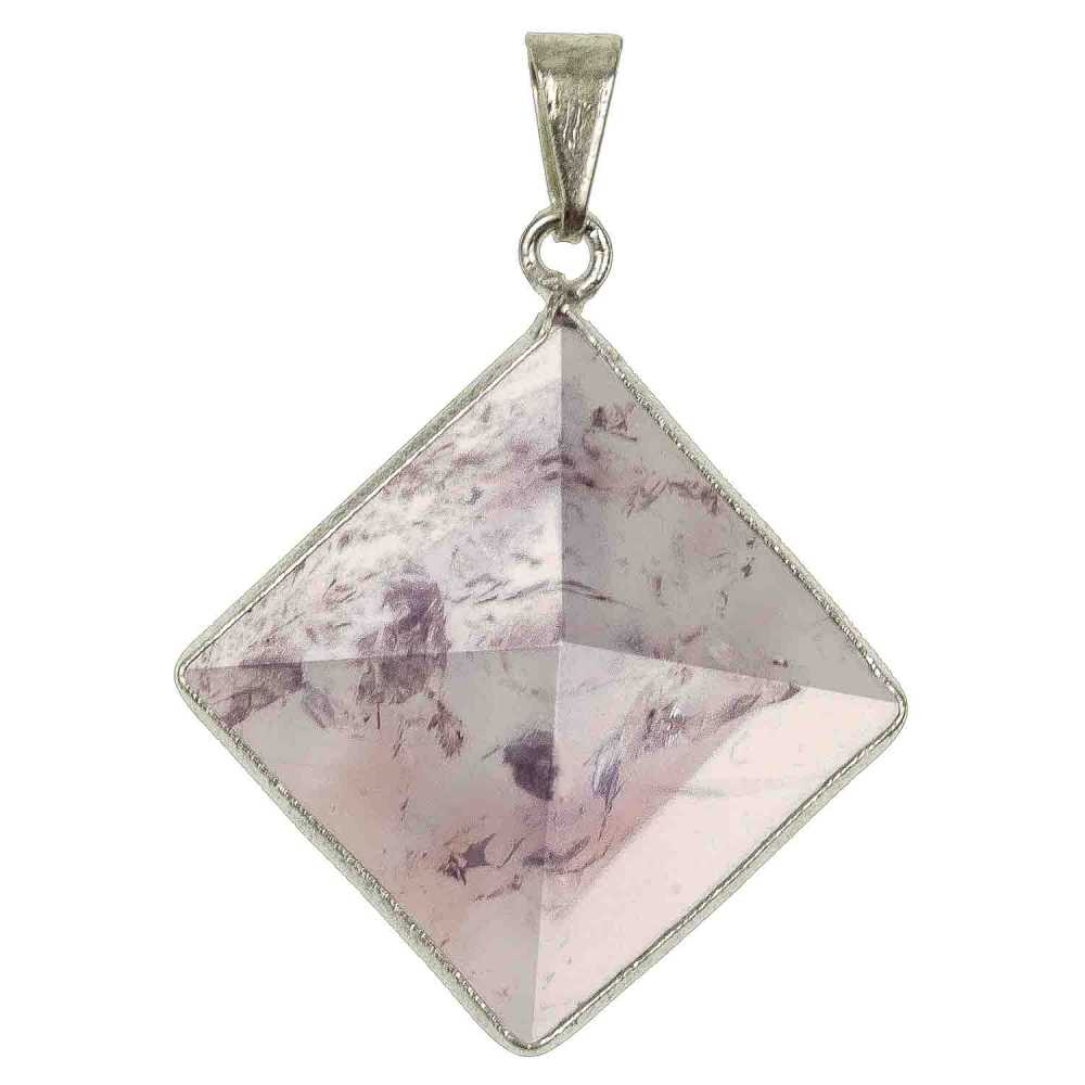 Pendentif pyramide en améthyste