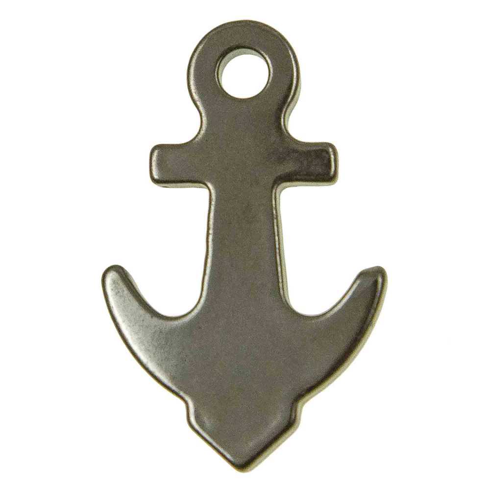 Pendentif ancre marine en hématite