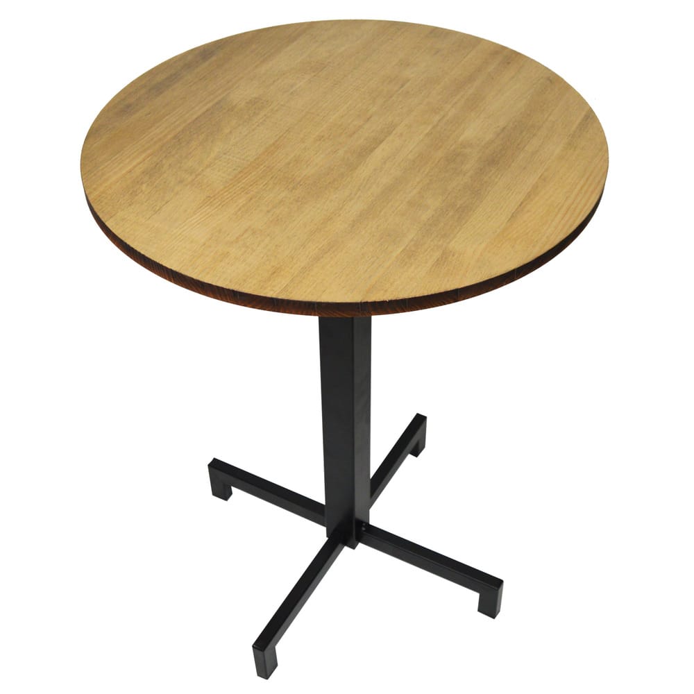 Table icub pied central 70dia.x75h.cm