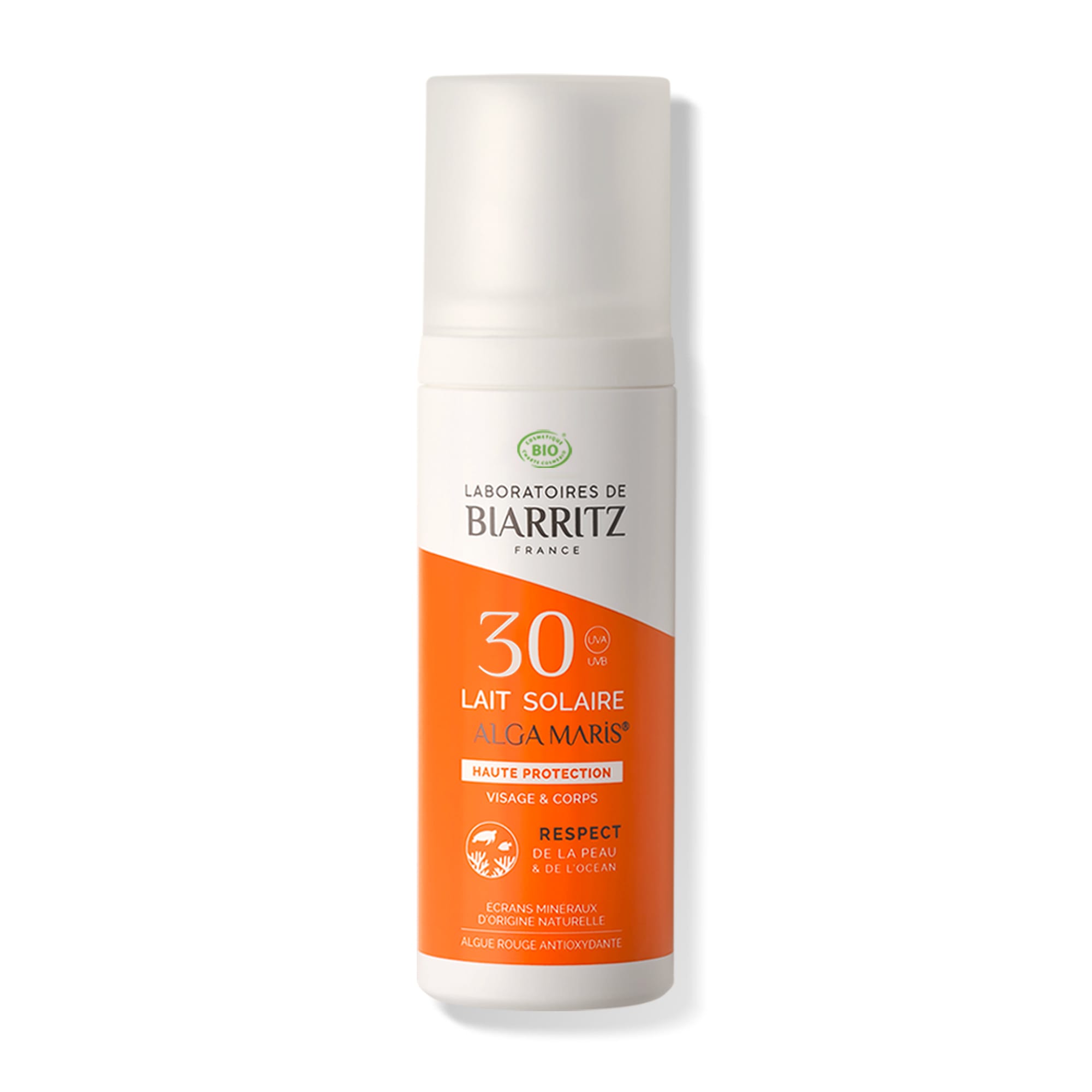 Lait solaire spf30 bio