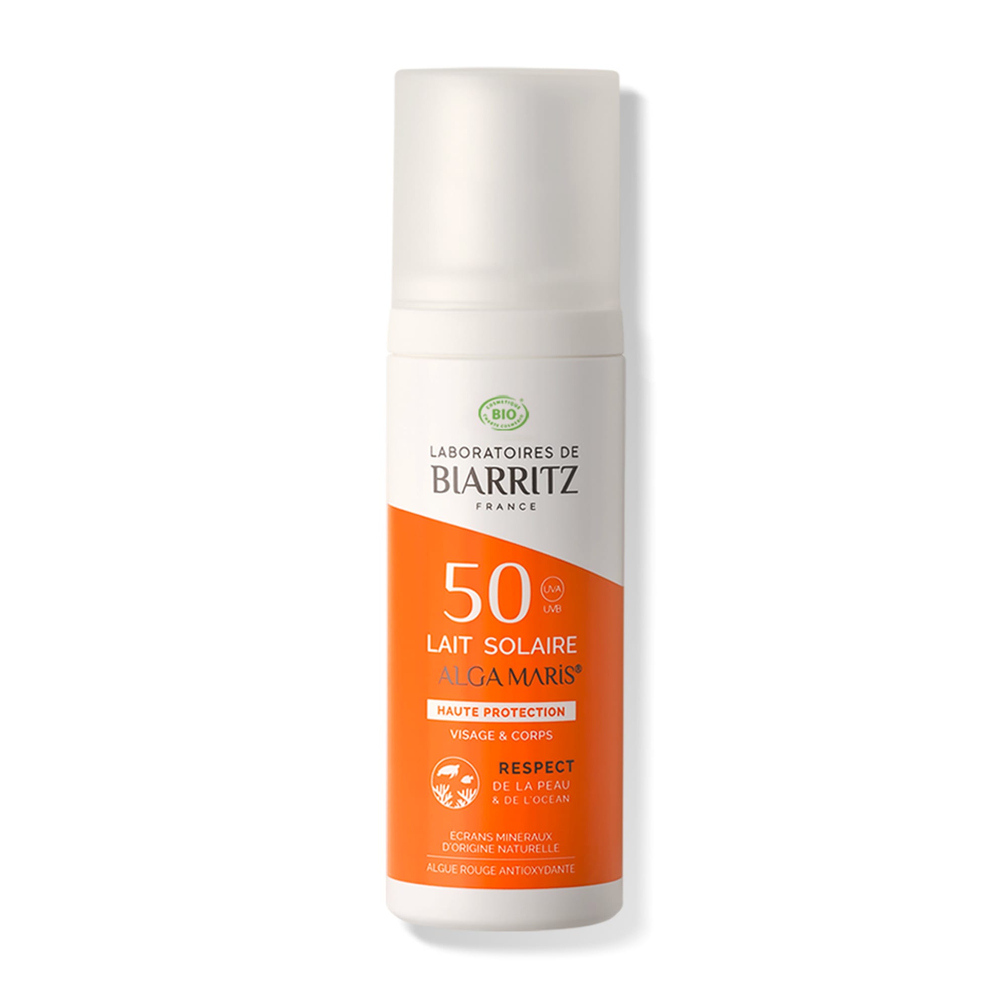 Lait solaire spf50 bio