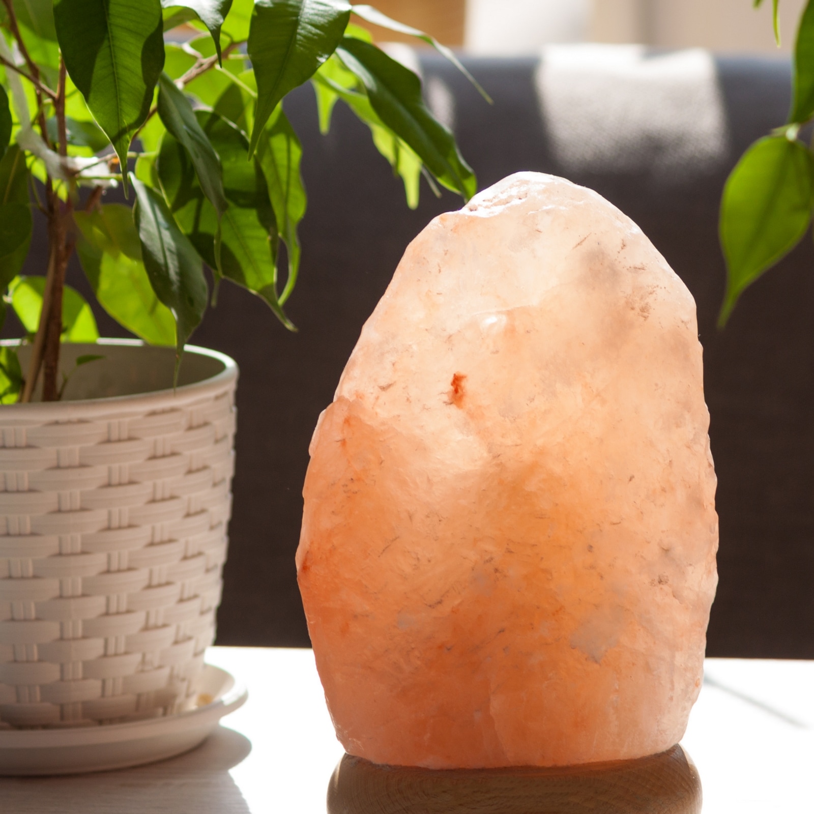 Lampe de sel d'himalaya usb rock