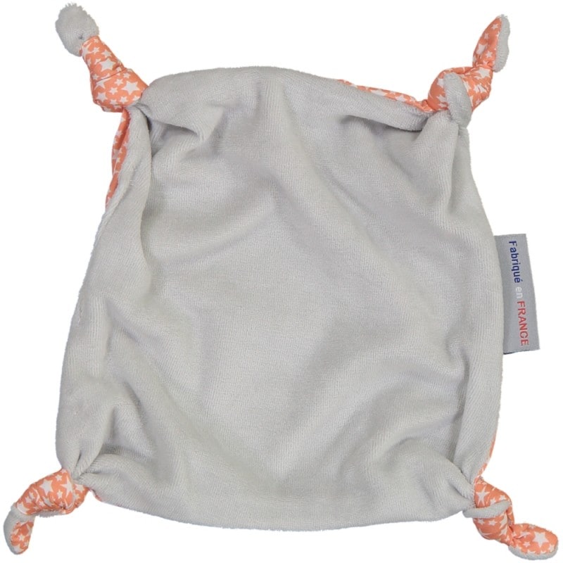 Doudou plat constellation corail