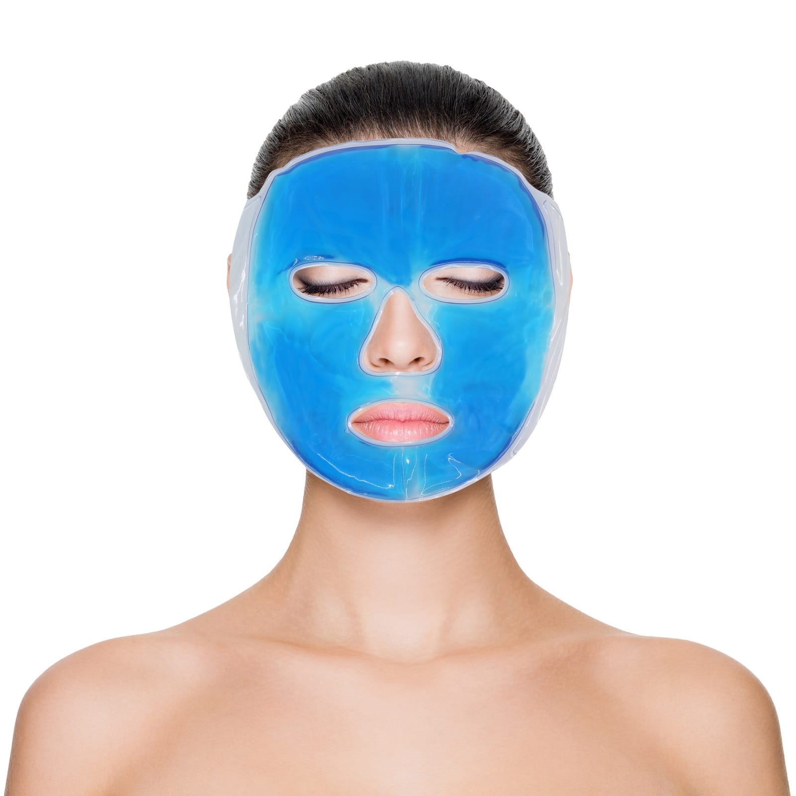 Masque gel soin du visage chaud ou froid