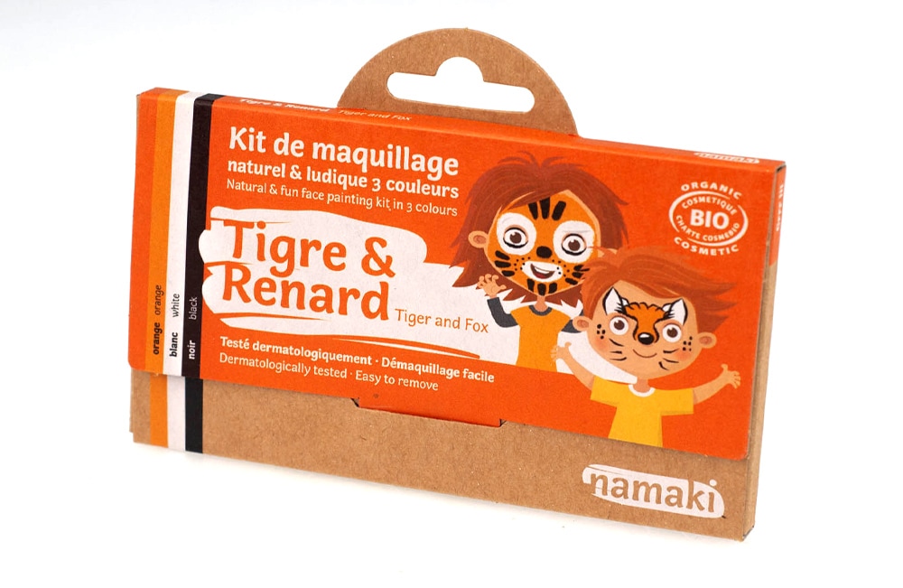 Kit de maquillage 3 couleurs tigre