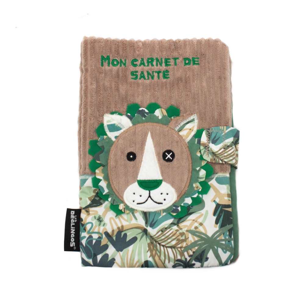 Protège carnet lion déglingos