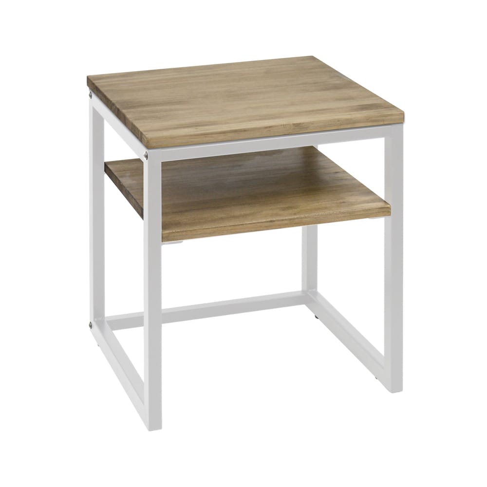 Table de chevet icub3 40x40x45cm blanc