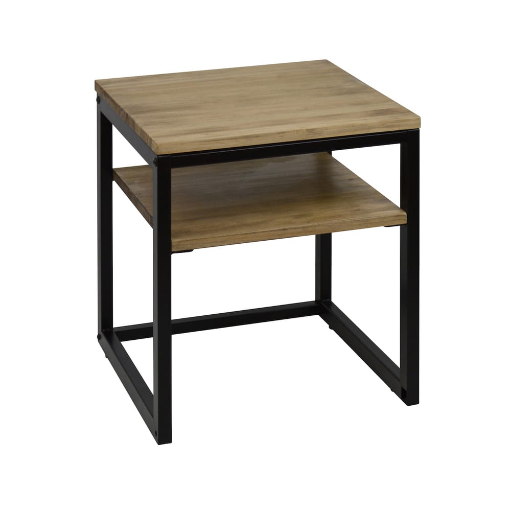 Table de chevet icub3 40x40x45cm noir