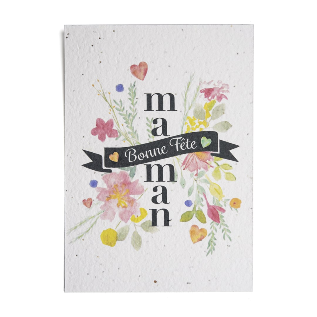 Carte à planter - bonne fête maman