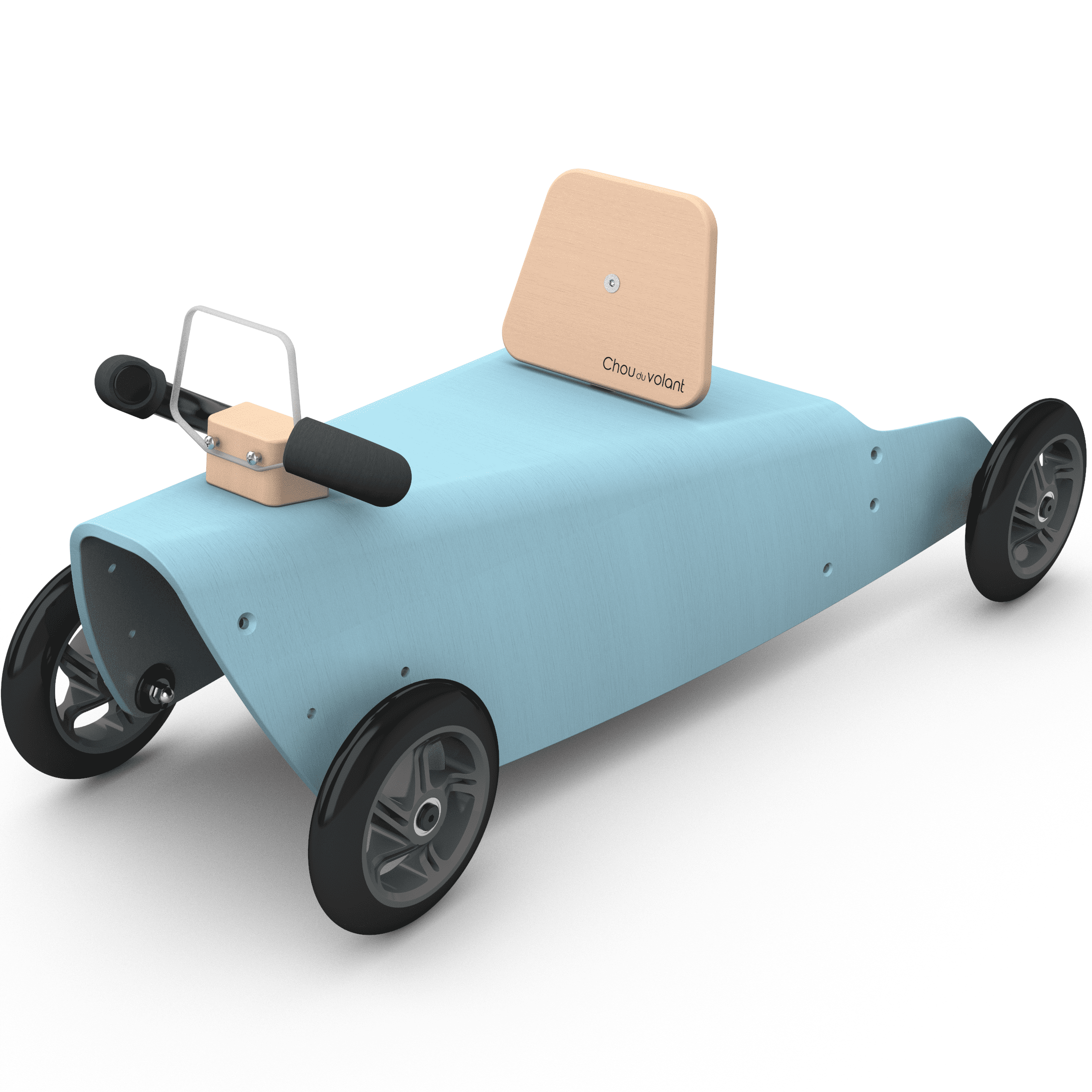 Porteur voiture - bleu