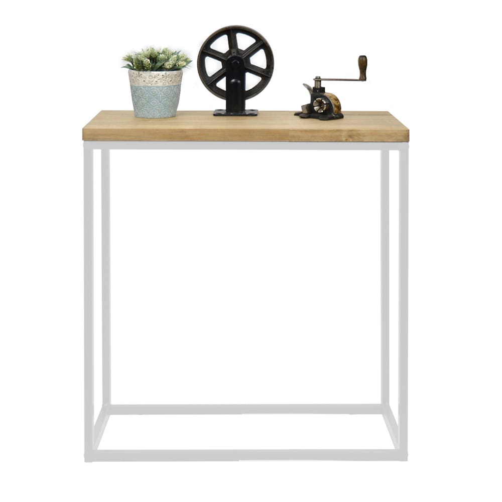 Table console icub 35x70x82h – 30 blanc