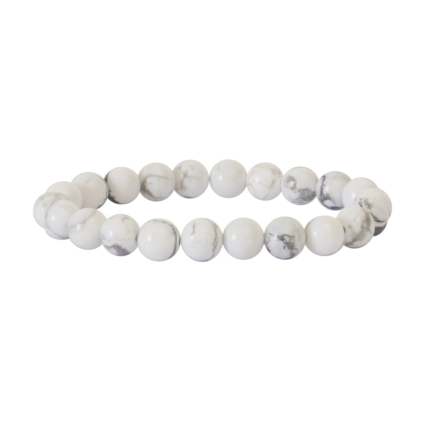 Bracelet pierre naturelle - howlite