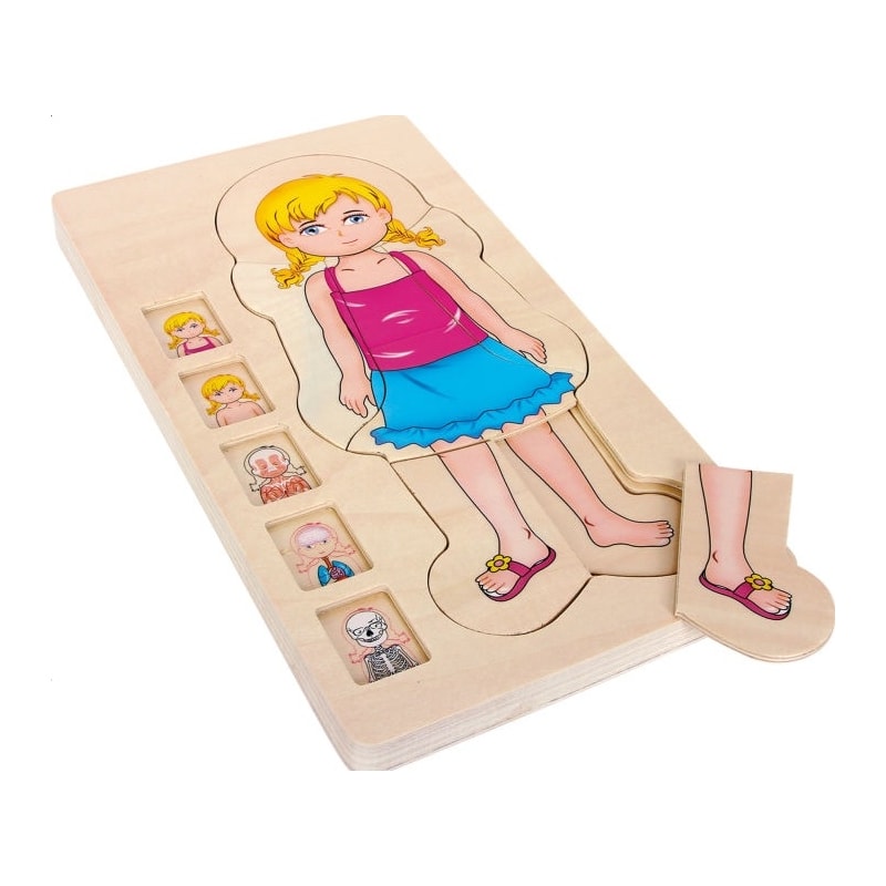 Puzzle anatomie - fille