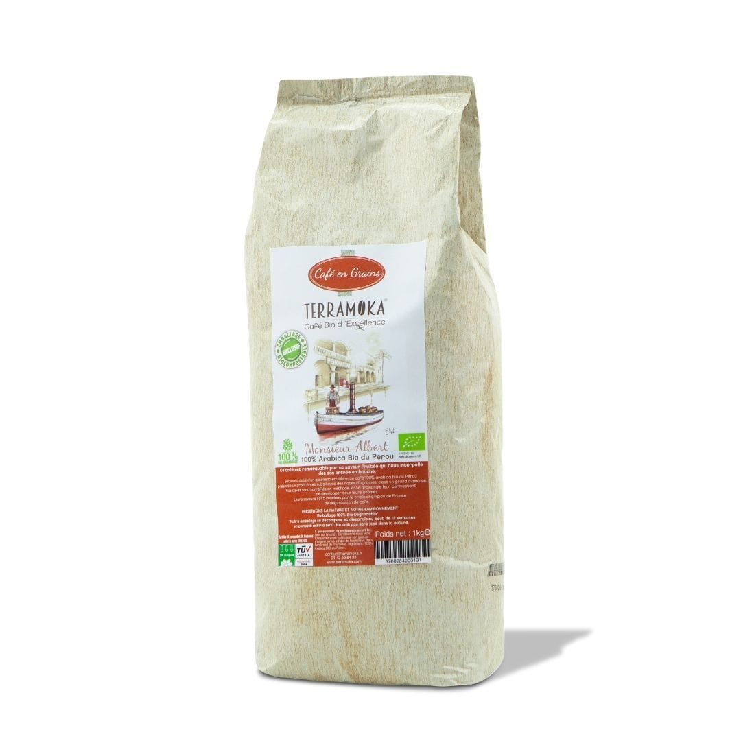 Cafe bio grains perou 1kg