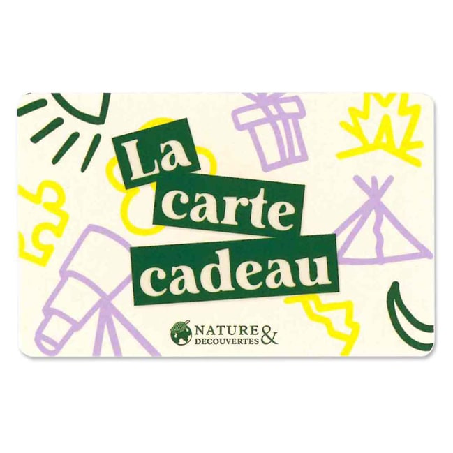 La carte cadeau Nature & Découvertes