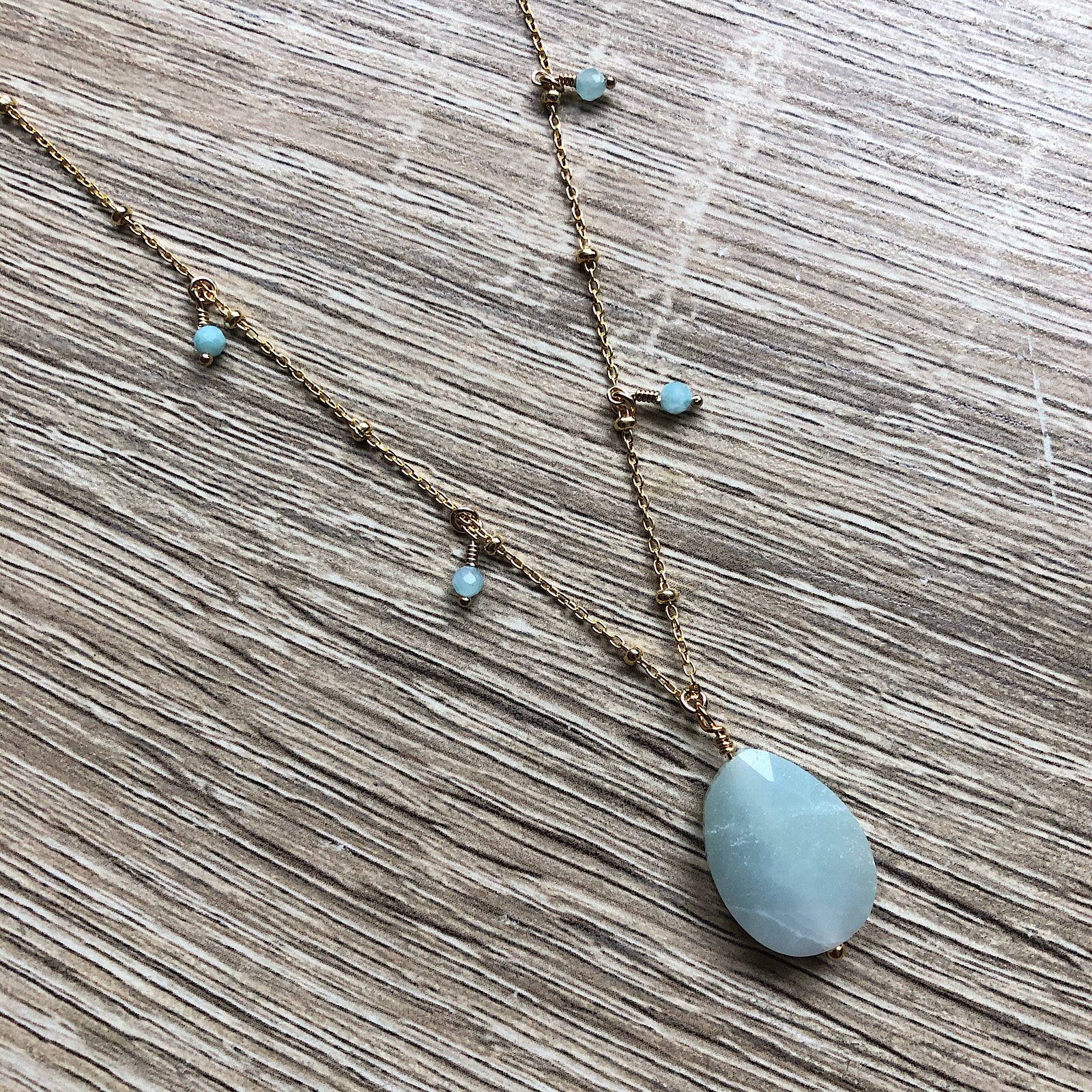 Collier bahia amazonite or