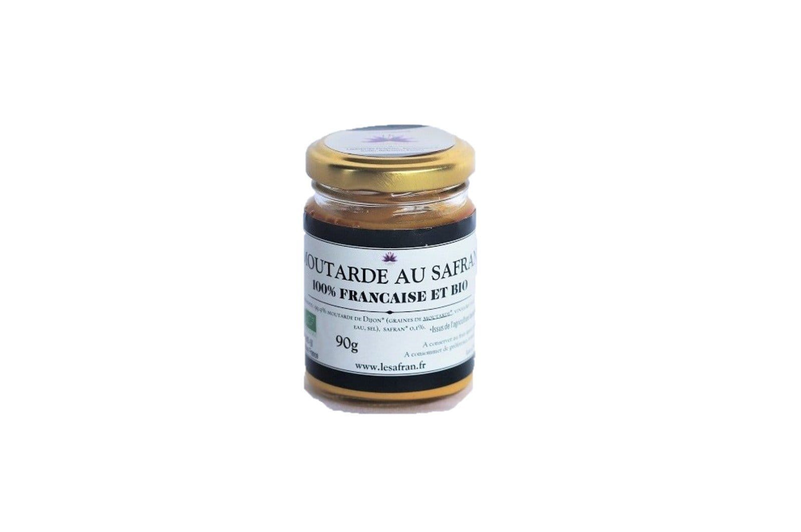 Moutarde bio au safran, 90g