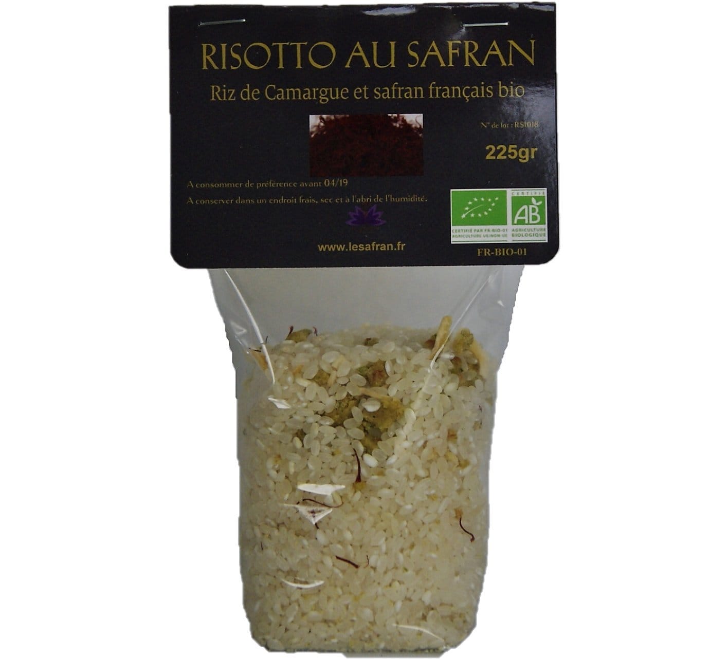 Risotto au safran bio