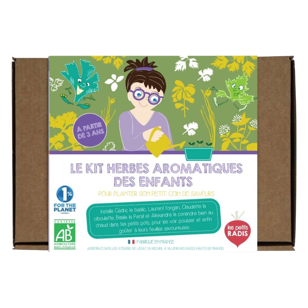 Kit herbes aromatiques bio des enfants