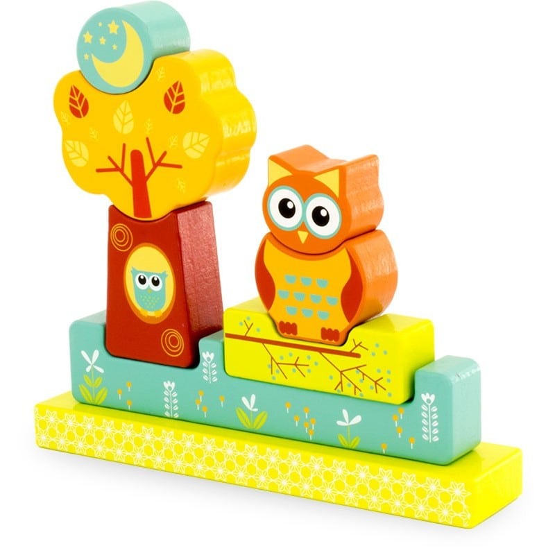 Puzzle magnétique hibou