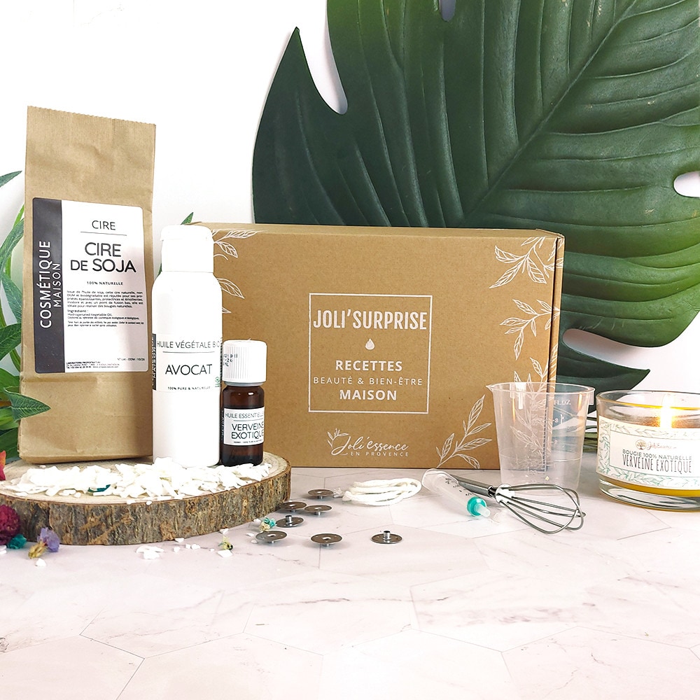 Kit diy bougie d'ambiance